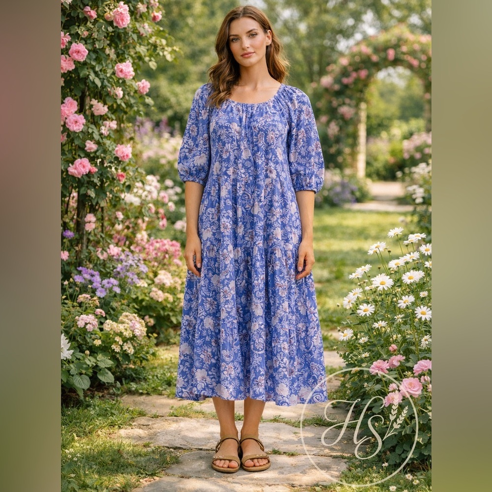 Sundry Cotton Floral Dress